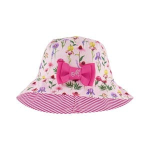 Monnalisa Pink Poplin Hat