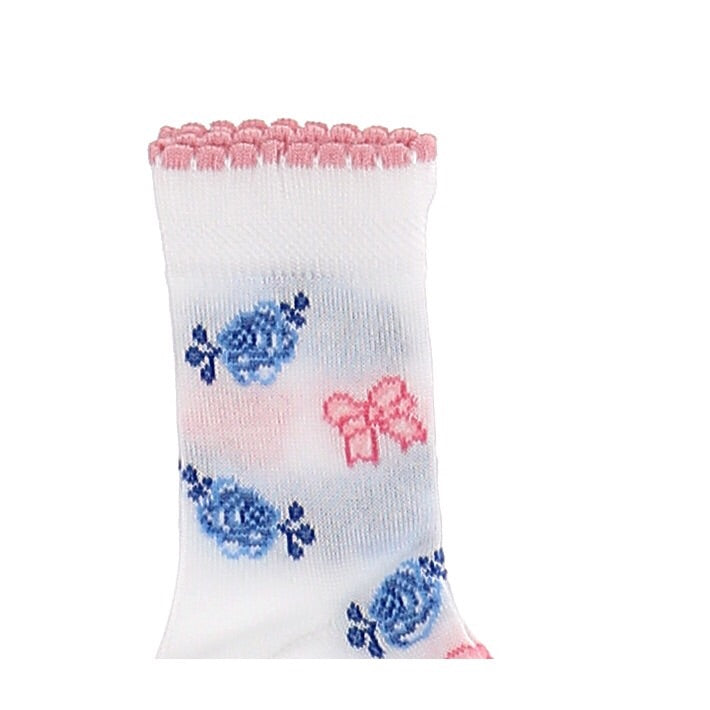 Monnalisa Baby Floral Ribbon Socks