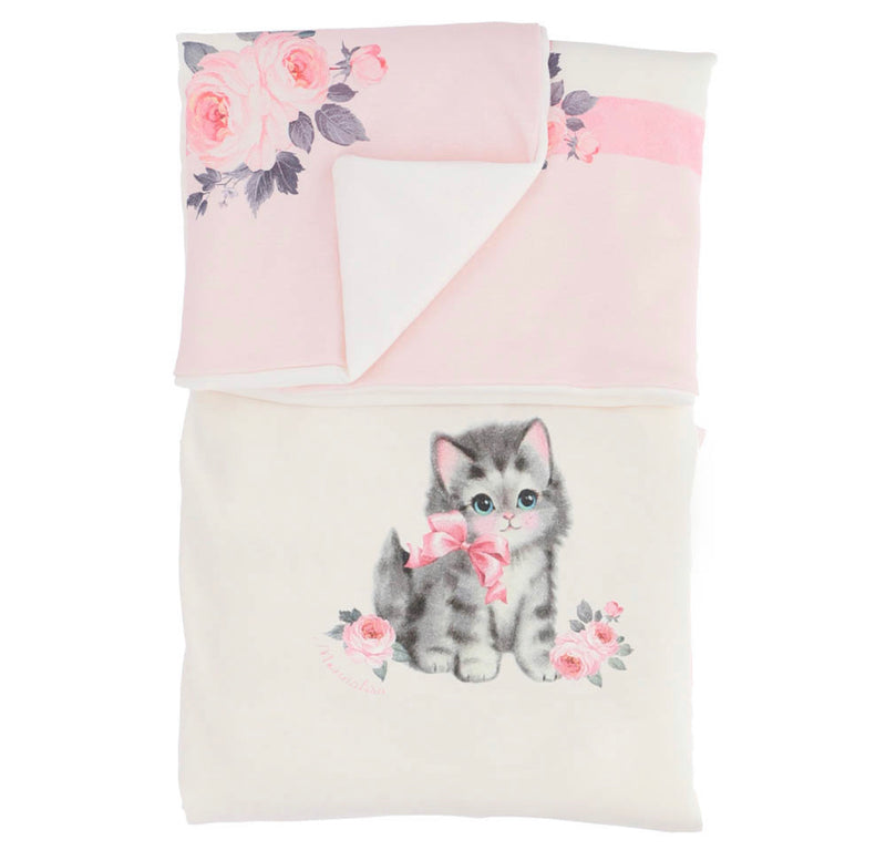 Monnalisa Kitten Blanket