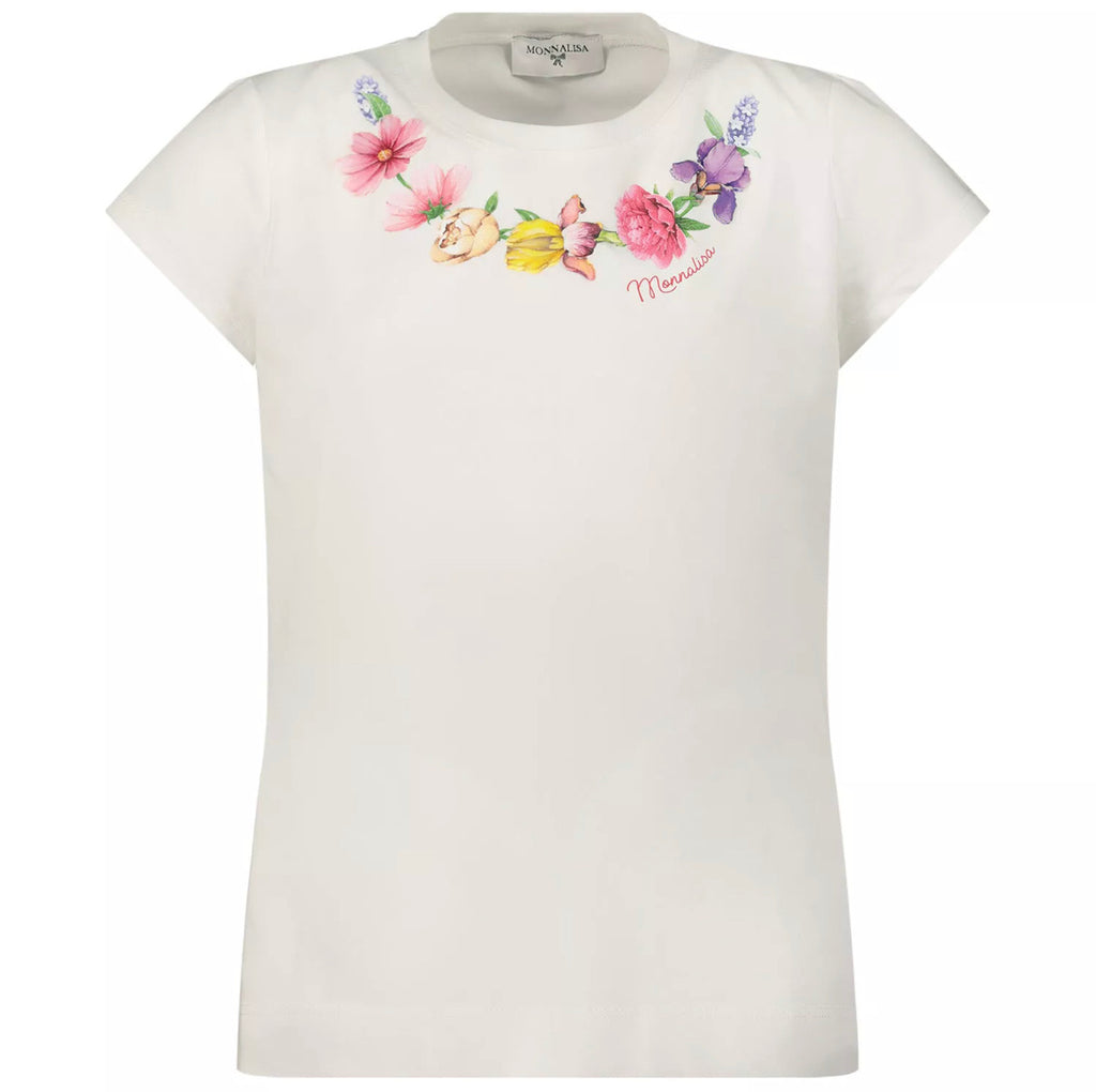 MONNALISA Floral T-shirt
