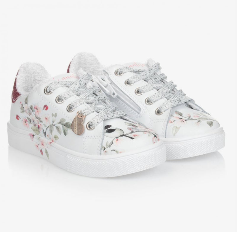 Monnalisa Floral Trainers