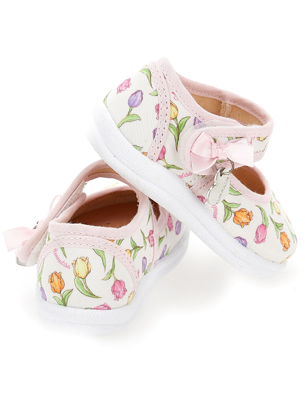 MONNALISA Floral Baby Shoes