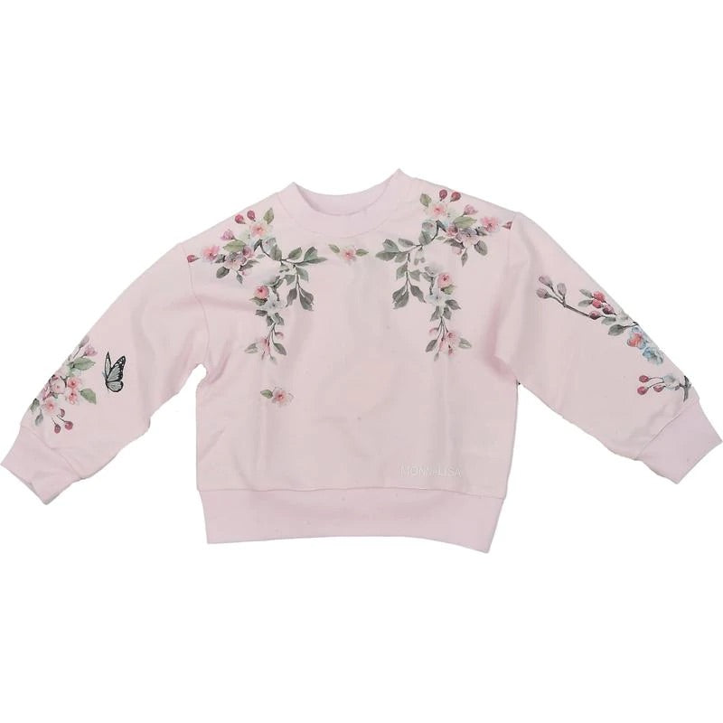 MONNALISA Floral Sweatshirt