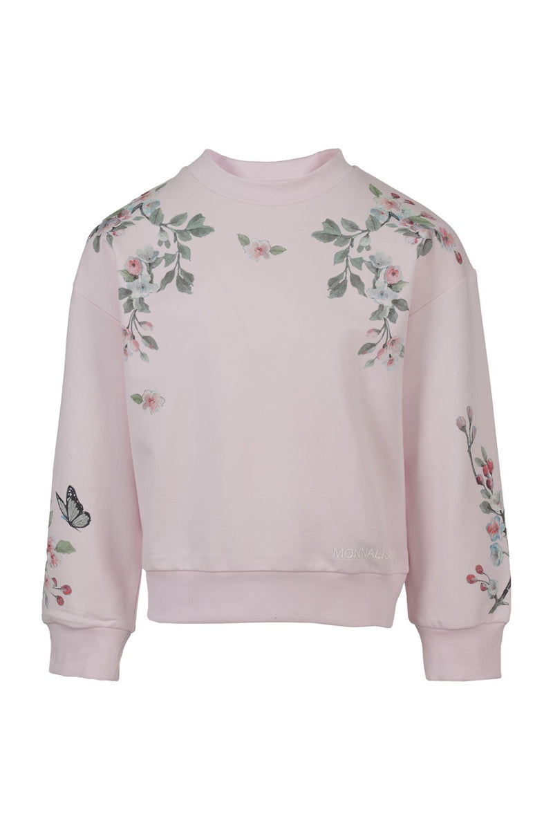 MONNALISA Floral Sweatshirt