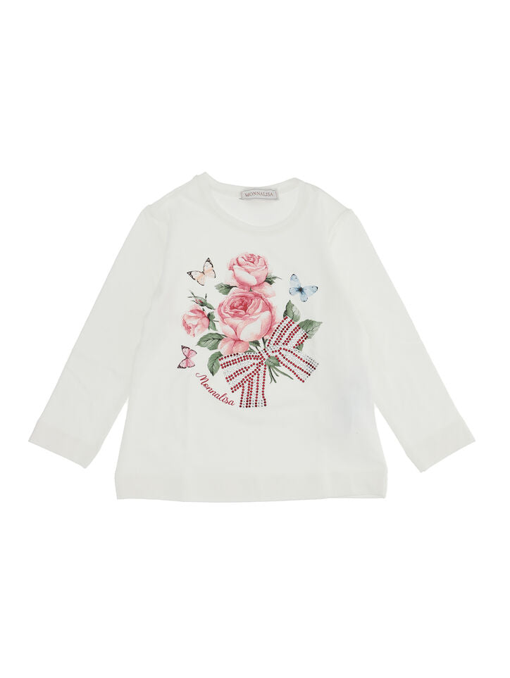 MONNALISA Rose Bouquet Top