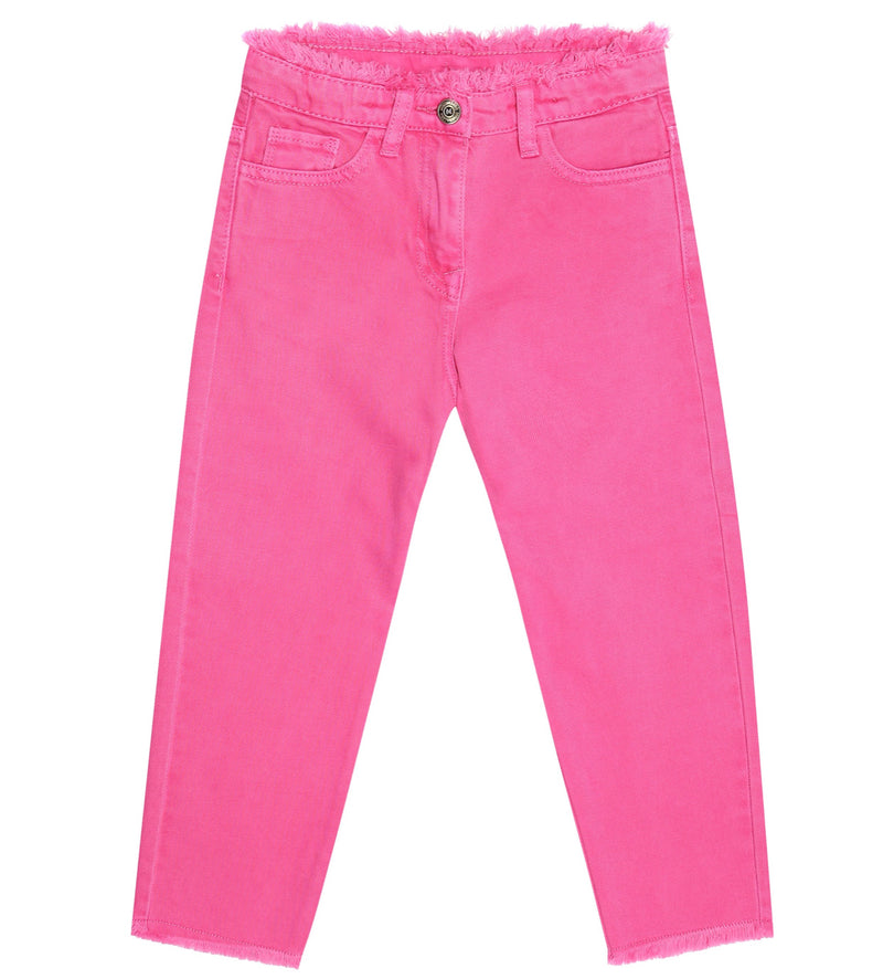 Monnalisa pink embellished jeans
