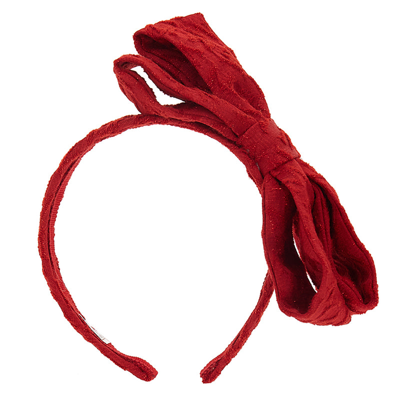 MONNALISA Red Bow Hairband