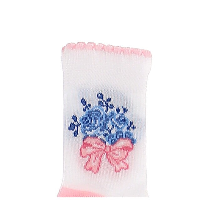 Monnalisa Baby Floral Ribbon Socks