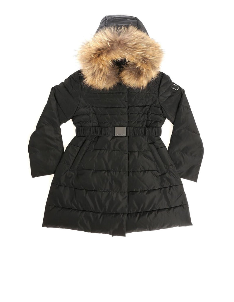 Monnalisa Black winter puffer Coat