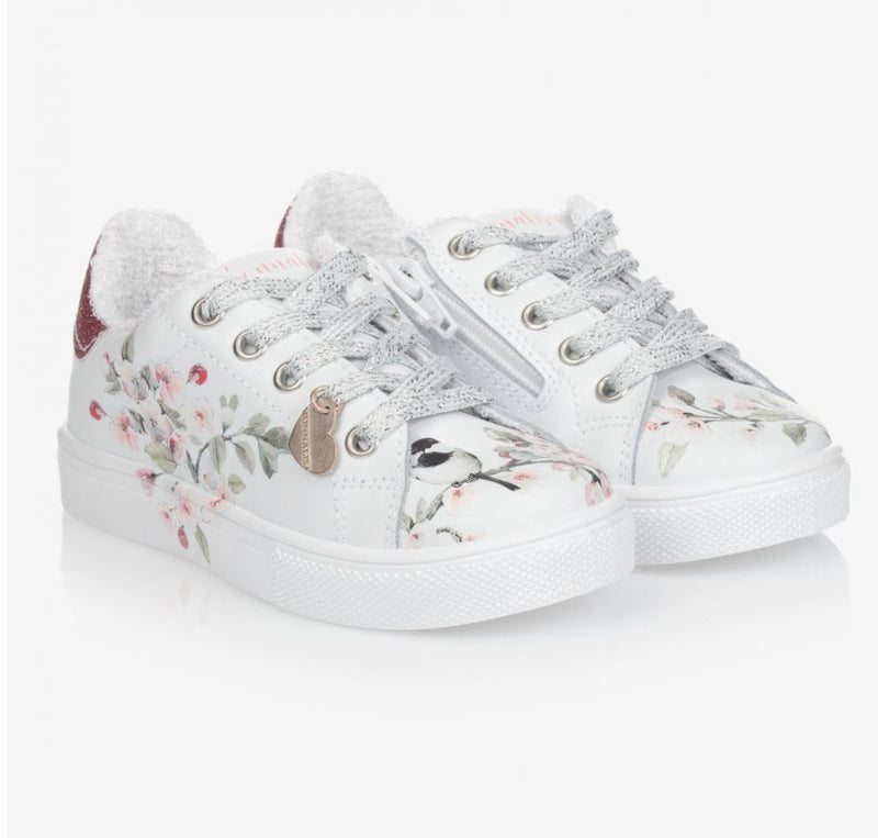 Monnalisa Floral Trainers